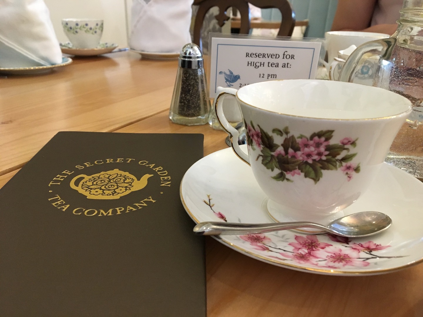 High afternoon tea at Secret Garden Tea Company in Kerrisdale Vancouver