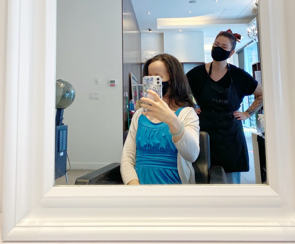 My pandemic haircut experience at Refresh Salon by Yasmine Hardcastle West Coast City Girl